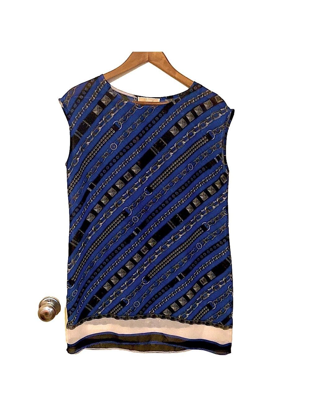 119.Micheal Kors tunic semi sheer top.